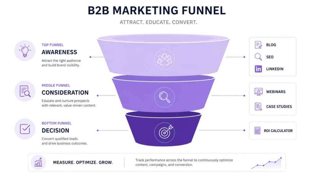B2B Content Marketing Funnel