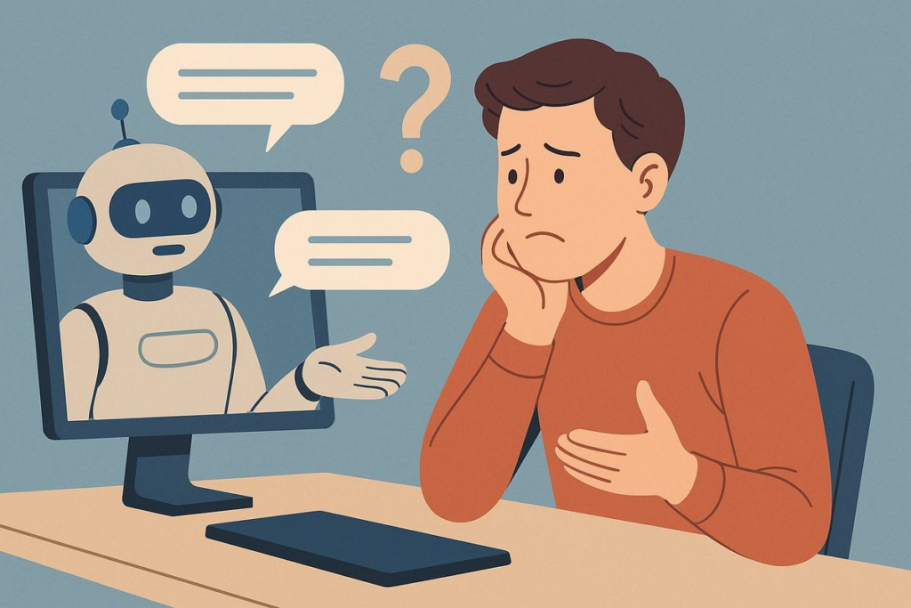 AI chatbot business concept