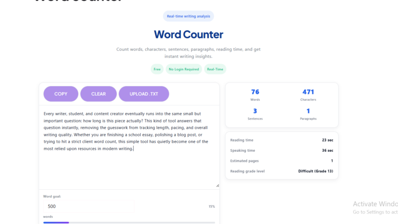 Word Counter: The Essential Tool Every Writer Needs for Better, Smarter Writing