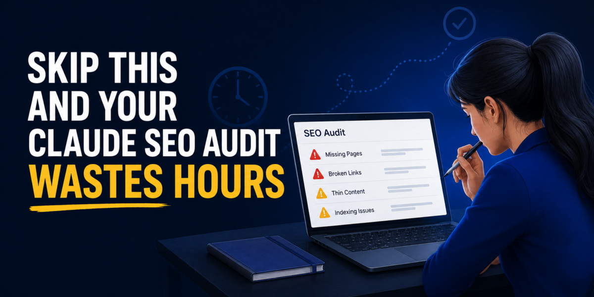 Skip This And Your Claude SEO Audit Wastes Hours