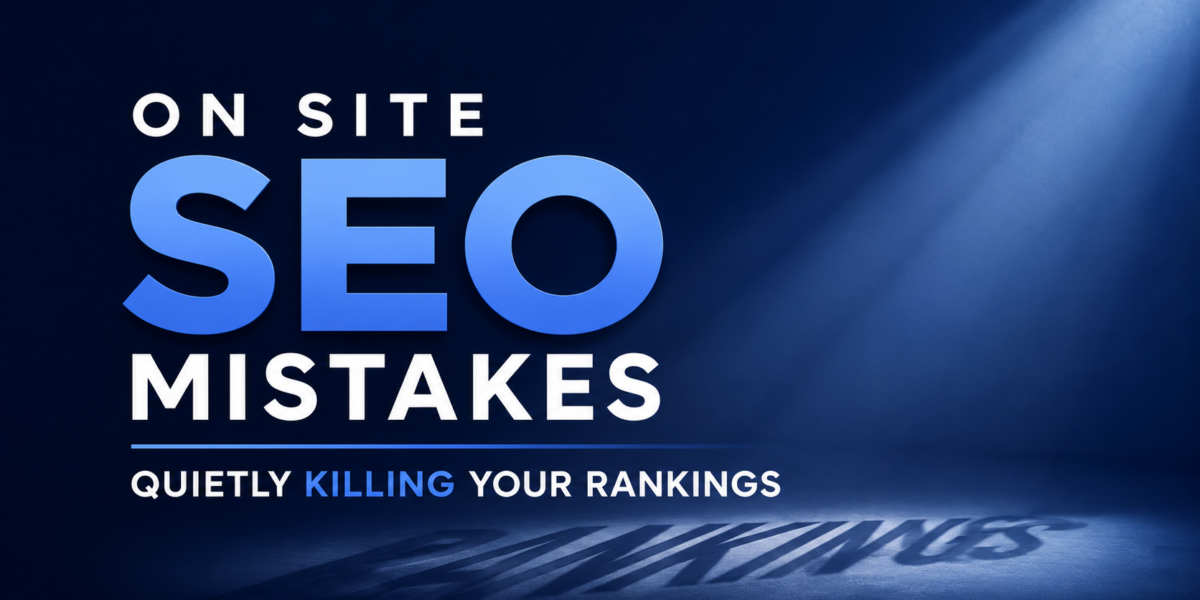 On Site SEO Mistakes Quietly Killing Your Rankings