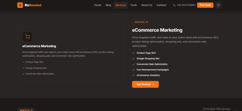 ecommerce seo services
our service page